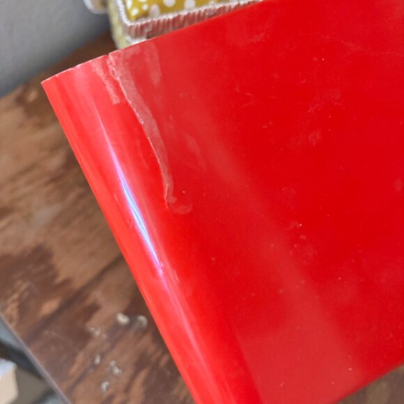 Lustro-Ware Red Vintage 2-Pc Plastic Cookies and Sugar Set - Picture 6 of 7